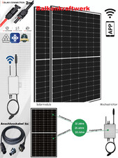 Balkonkraftwerk 1150W/800W Solaranlage Steckerfertig WIFI Deye 800W