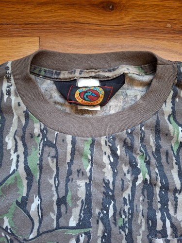 Vintage Redhead RealTree Pocket Camo Shirt M Brown Hunting Leaf Timber Bark USA - Picture 11 of 19