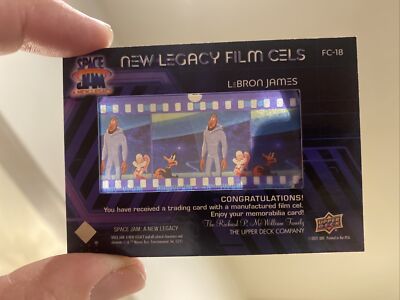 2021 Upper Deck Space Jam New Legacy Film Cels Lebron James FC-18 