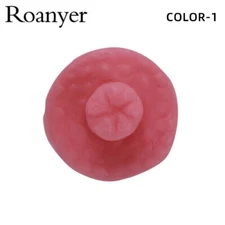 Roanyer 2PCS Silicone Reusable Fake Breast Nipples Enhancer Covers for Cosplay