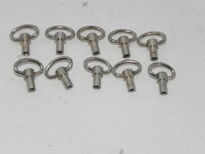 Vintage Winding Alarm Clock Keys. Lot of 10