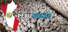 5 LBS PERUVIAN PERU UNROASTED DECAFFEINATED GREEN COFFEE BEANS - DECAF