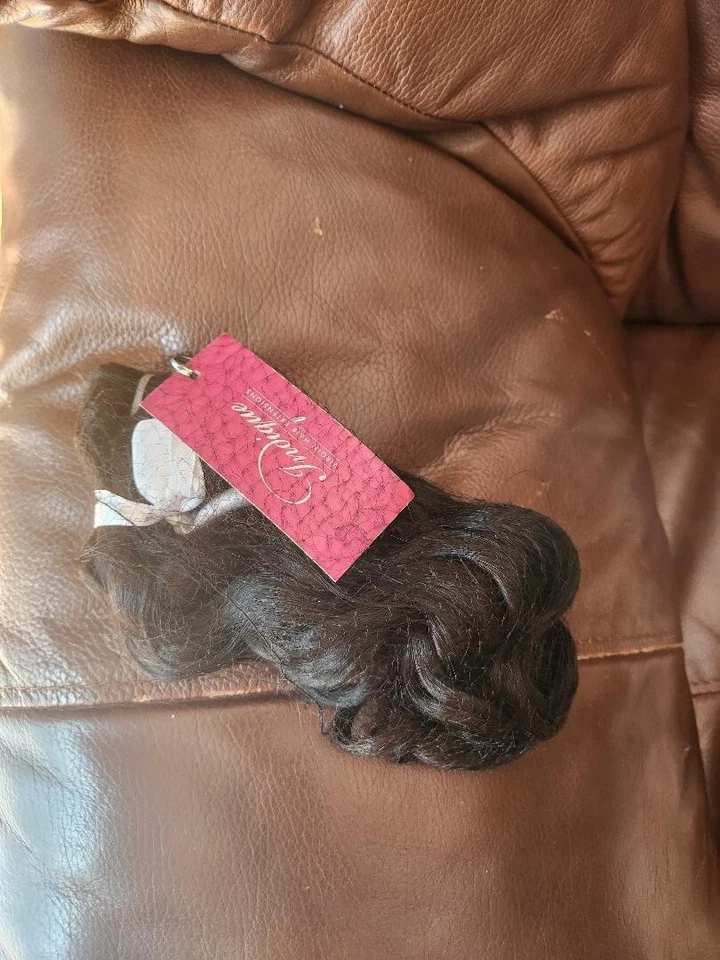 Extensiones de cabello virgen índicas (rebote) textura Beach Wave - un paquete de 14 pulgadas Foto 2 de 3