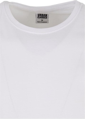 Urban Classics Men's Shaped Long Tee T-Shirt, White, M - Picture 4 of 5