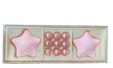 Vintage Delager Sea Shore Mermaid Decor Pink Star Seashell Soaps Bath Pearls Oil