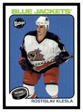 2001 Upper Deck Vintage #75 Rostislav Klesla - Columbus Blue Jackets