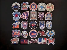 NY New York Mets Vinyl Stickers MLB Baseball Queens Sports Team Logo Big Apple