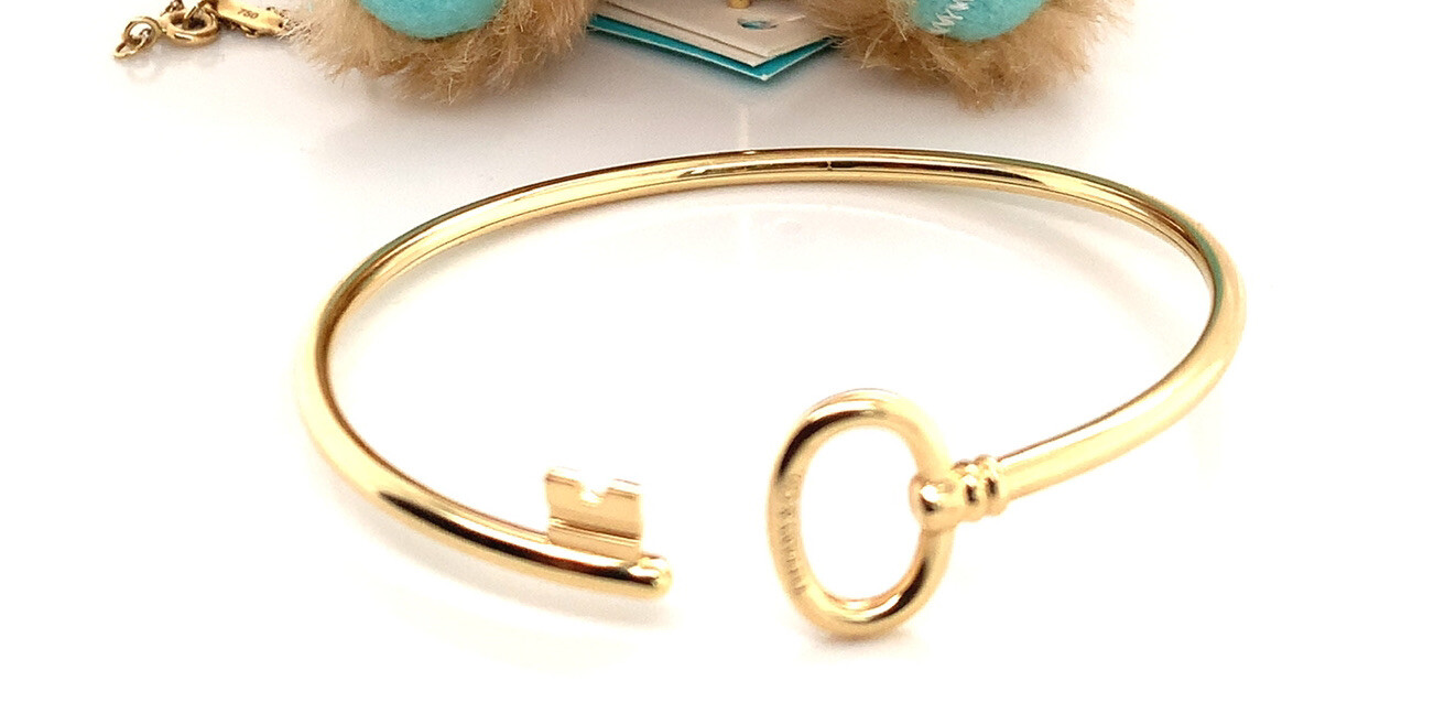 Купить Authentic Tiffany \u0026 Co 18kYG 
