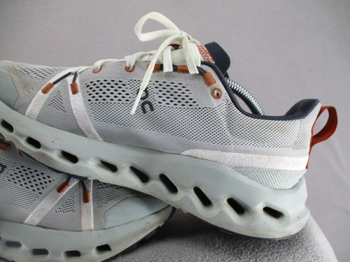 On Cloudsurfer Trail Shoes Mens 11 Green Grey Trail Running Lightweight Cushion - 第 8/15 張圖片