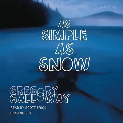 As Simple As Snow, Gregory Galloway, Good Book
