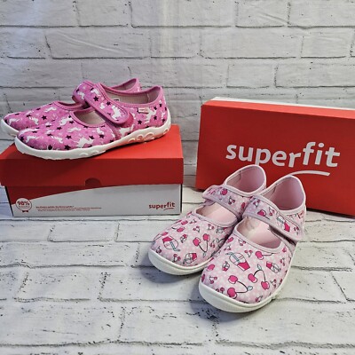 Superfit Girls Bonny Mary Jane Shoes Pink UK UK – Pairs