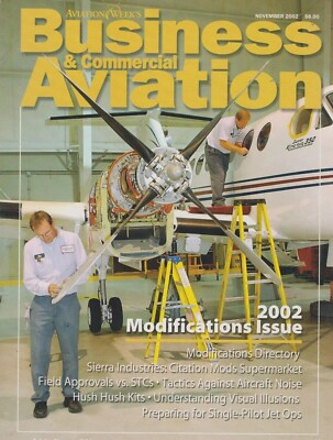 Business Commercial Aviation (Nov 2002) Mods, Citation Mods, STCs, Hush ...