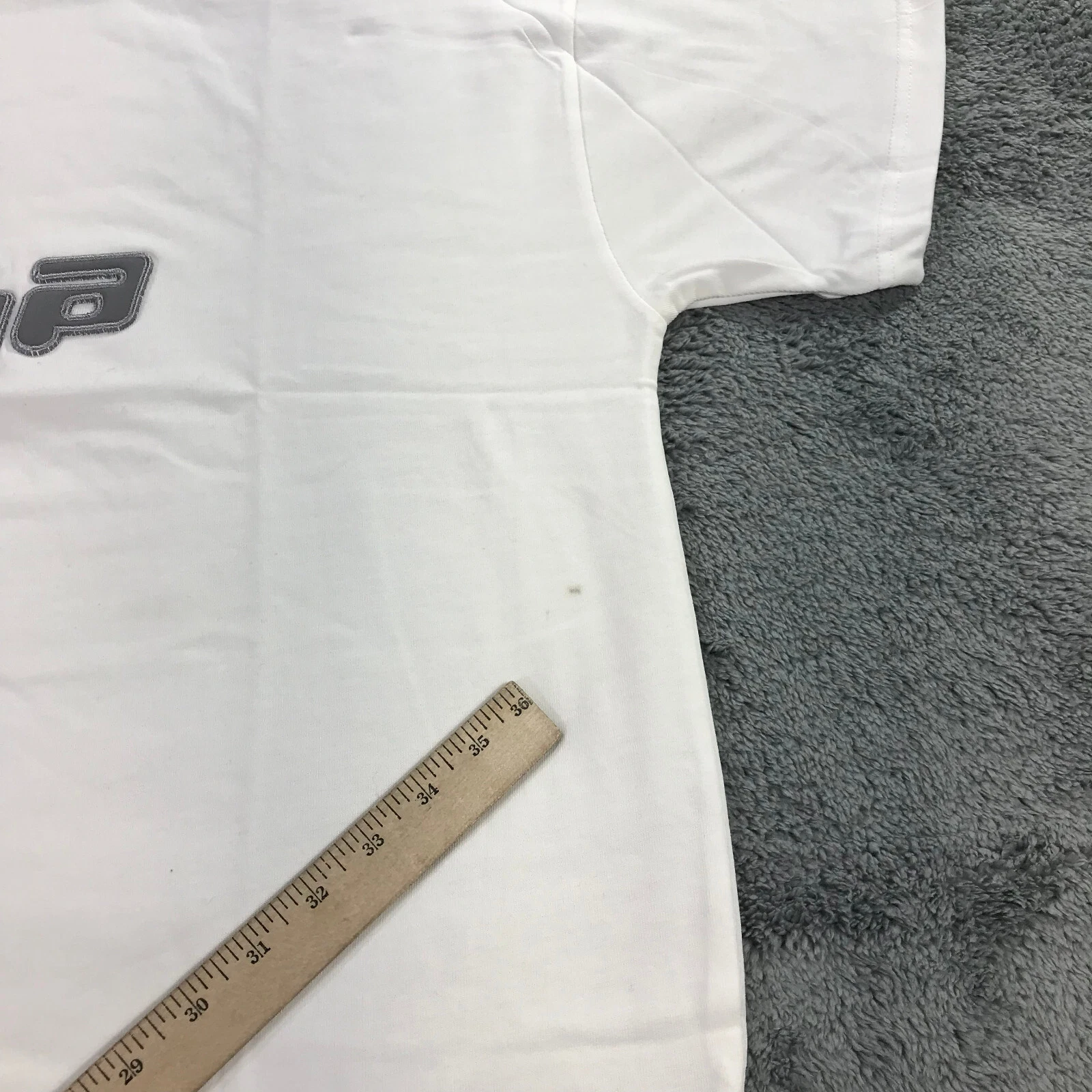 HBA (HOOD BY AIR) Camicia Hood By Air uomo media M HBA bianca grigia manica corta girocollo preppy