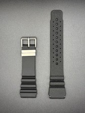 VintageTime - 10 Anelli Ferma Cinturino Di Ricambio In Gomma TPU Per Orologi Sportivi E Smartwatch, Nero