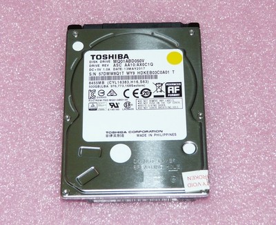 500GB Toshiba MQ01ABD050V HDD SATAIII 6 Gb/s 5400RPM Festplatte 6,3cm(2,5'')