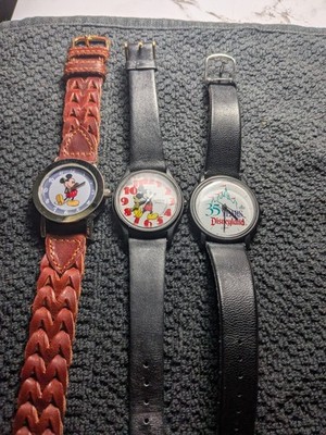 Disney Watch Lot Of 3. 2 Lorus, 1 Disney Time Works, All Working