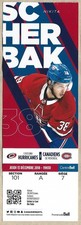Montreal Canadiens Carolina Hurricanes 13.12.2018-19 NHL Hockey Ticket Scherbak