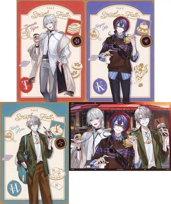 Valz Virtual YouTuber Postcard Set AGF2024 Entertainment Collectible For Ages 14