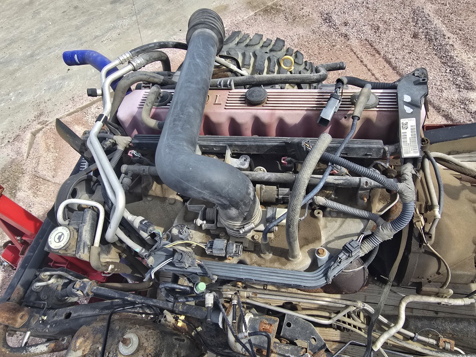 Jeep Wrangler TJ 157k Mile 4.0l engine with NV3550 5 Speed Manual Trans. 00-04