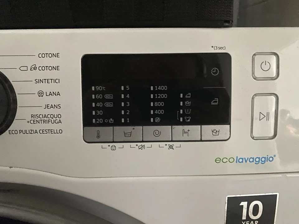 Samsung Lavatrice Crystal Clean 9Kg Ww90Cgc04Dahet - Immagine 3 di 4