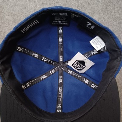 Supreme New Era 59Fifty Hat 7 3/8 Royal Blue 2 Tone Gore Tex