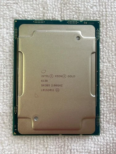 INTEL XEON GOLD 6138 2.0GHZ SR3B5 L815D811 PROCESSOR CPU