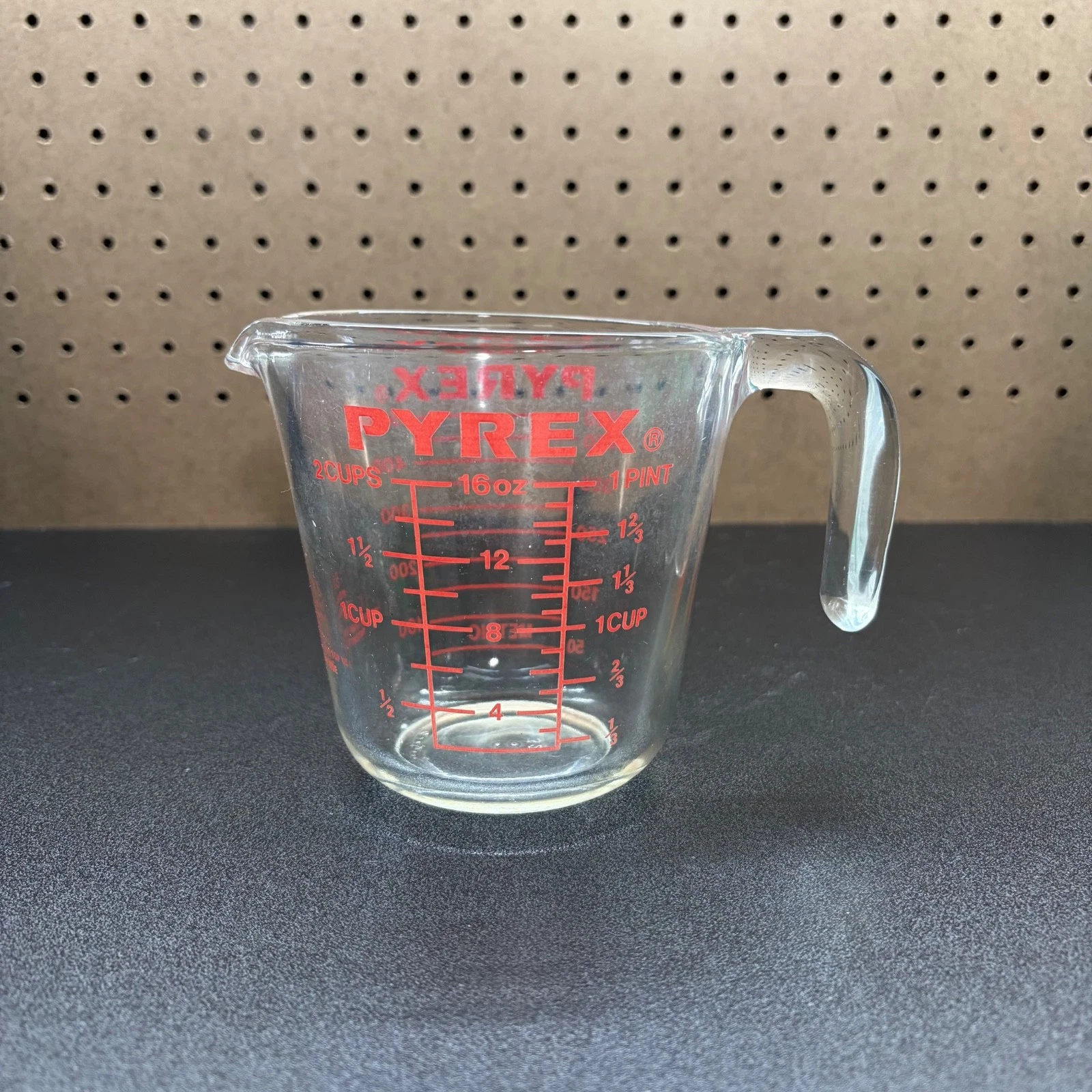 Vintage Pyrex 516 Measure Corning 2 Cups/500ml Measuring cup glass