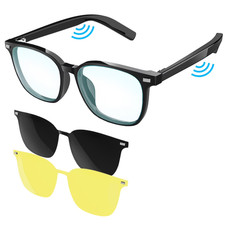 Wireless Bluetooth Smart Glasses Anti Blue Light UV400 Driving Sunglasses