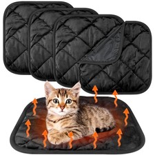 4 Pack Self Heating Cat Pad Self Warming Dog Mat Reflects Body Heat Extra War...