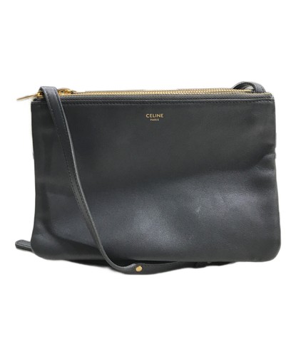 Celine Trio Shoulder Bag 171453 Gray #TFB6754