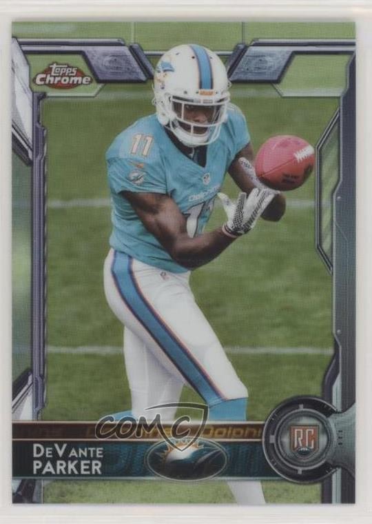 2015 Topps Chrome Rookies Devante Parker (Catching) #103 4p1