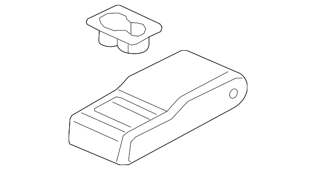 Genuine Honda Armrest Assembly 82180-TR0-A41ZB