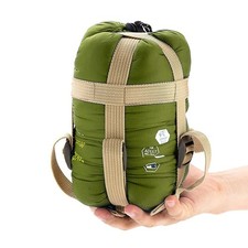 Waterproof Olive Green Portable Compact Lightweight Summer Sleeping Bag