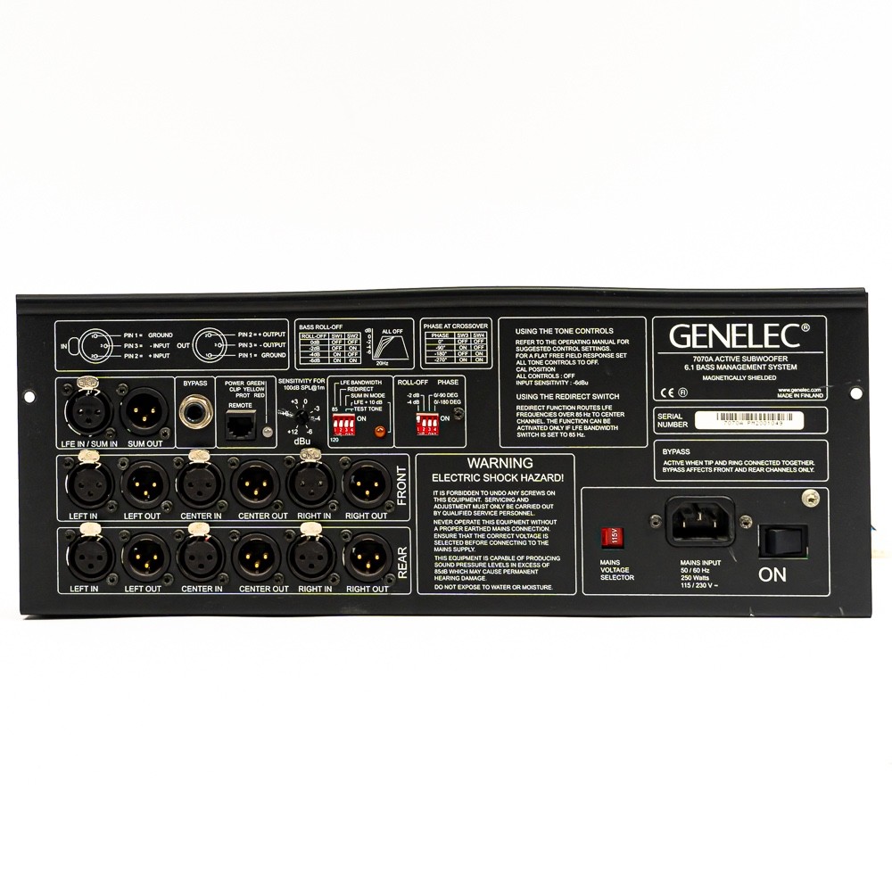 Genelec 7070A Subwoofer Management System Tested and Working
