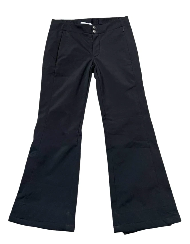 Free Country Womens Black Insulated Ski Snow Pants Petite Small Bootcut Winter