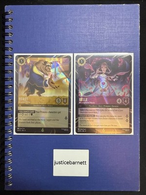 Lorcana Magical Places Promo Belle Accomplished Mystic & Beast Gracious Prince