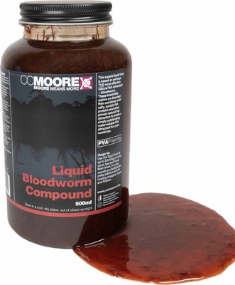 CCMoore Liquid Bloodworm Compound 500ml Liquid Flüssig Dip Lockstoff Karpfen