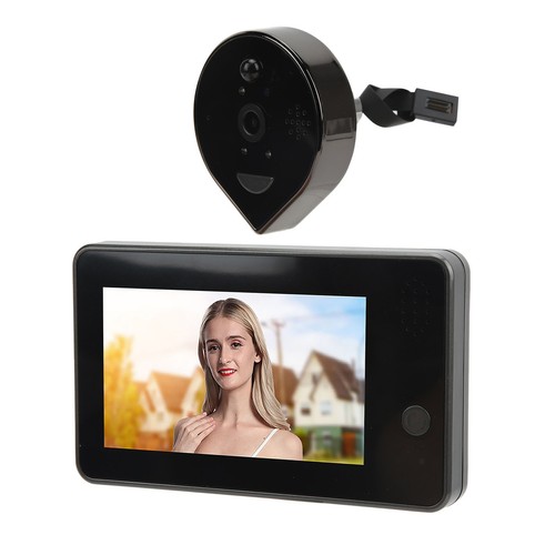 Bezprzewodowa przeglądarka drzwi Peephole wideo dzwonek do drzwi kamera 1080P 4,3 cala LCD Motion De FY - Zdjęcie 8 z 22