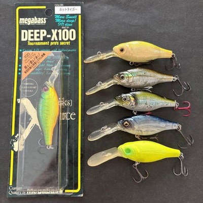 Megabass Deep X100 Kunstköder 6er Set neue und gebrauchte Fischköder