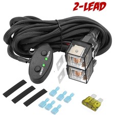 2way Dual Switch Relay Heavy Duty Wiring Harness Kit Led Cube Work Light Bar 12v