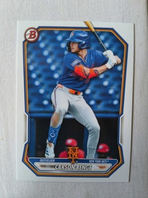 Carson Benge #BP-111 Bowman Prospect 2026 - New York Mets