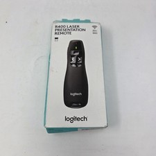 Logitech R400 Wireless USB-A Clicker with Laser Pointer - NEW DAMAGED BOX