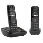 Gigaset AS690 Duo – Schnurloses Festnetztelefon – 2 Mobilteile Schwarz