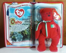 OSITO from MEXICO MCDONALD'S HAPPY MEAL BEANIE BABIES INTERNATIONAL BEARS II