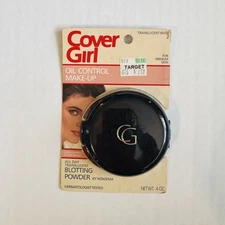 Vintage Covergirl Oil Control Makeup Blotting Powder Noxzema Translucent Beige 2