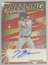 🔥⚾️1/1 Jacob Cozart #DP-JC1💥2024 Vivid⚾️Red Laser⚡️Dazzling Performers⚡️Auto🔥