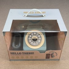 Hello There Retro Wireless throw back Blue RARE Phone/ Speaker Bluetooth - NEW