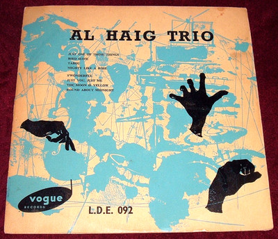 AL HAIG TRIO - VINYL 10'' LP 1954 VOGUE L.D.E. 092 RARE JAZZ BOP