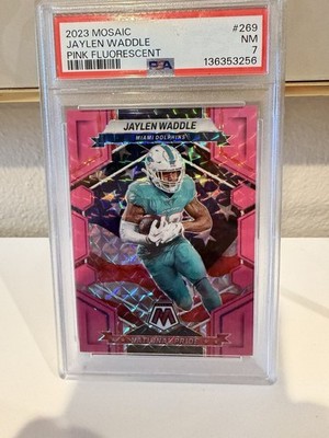 Jaylen Waddle 2023 Mosaic Pink Fluorescent /10