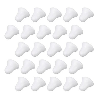 40Pcs White Foam Jingle Bell Models DIY Xmas Tree Ornament Craft Materials